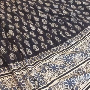 Max Studio floral cotton skirt